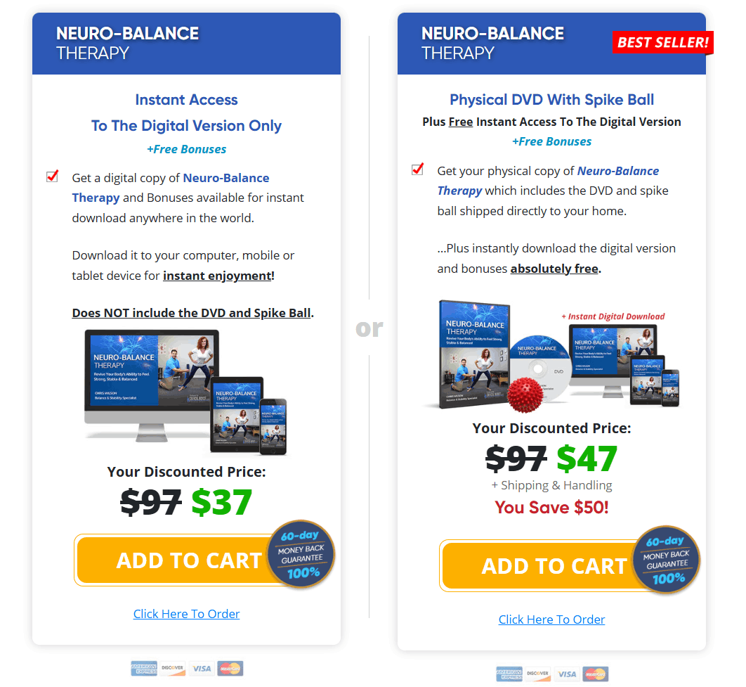 Neuro Balance Therapy-pricing